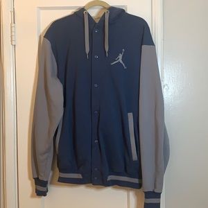 Jordan button up hoodie